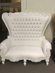 White Throne Chair